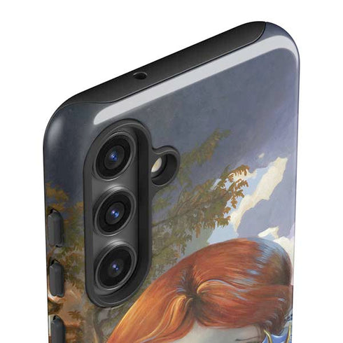 Fairy and Dragons with White and Blue Porcelain Wings by Jasmine Becket-Griffith Galaxy S24 Impact Case