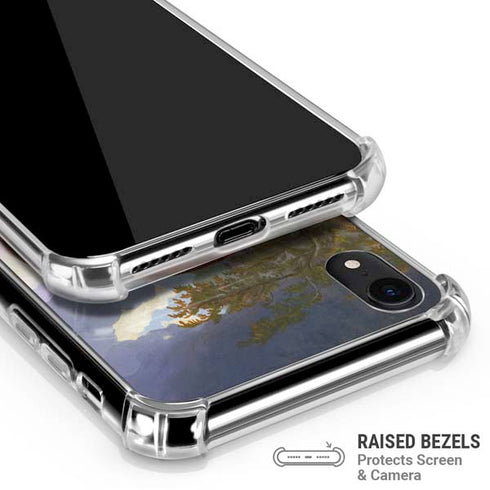 Fairy and Dragons with White and Blue Porcelain Wings by Jasmine Becket-Griffith iPhone XR Clear Case