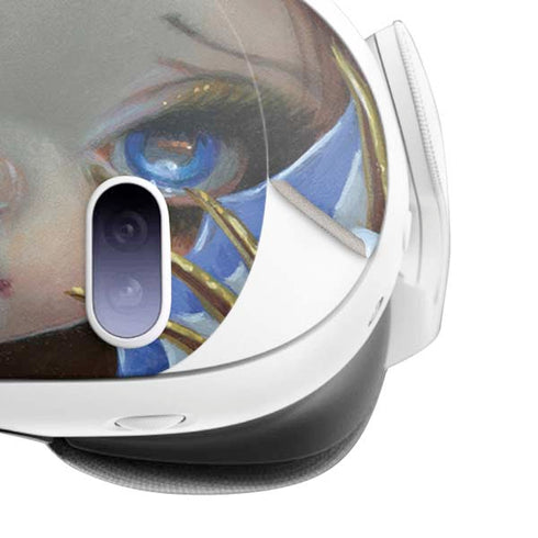 Fairy and Dragons with White and Blue Porcelain Wings by Jasmine Becket-Griffith Meta Quest 3 Skin