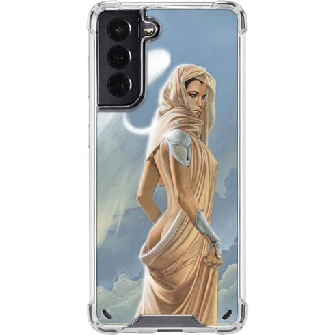 LA Williams Fairy Goddess Galaxy S21 5G Clear Case