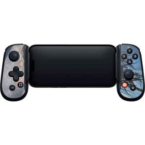 Fairy on Moon with Birds by Nene Thomas Backbone One for iPhone Game Controller Skin