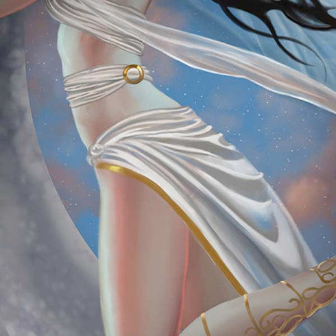 Fairy on Moon with Birds by Nene Thomas Amazon Echo Skin