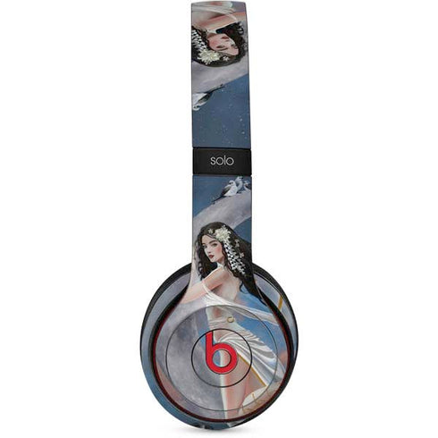 Fairy on Moon with Birds by Nene Thomas Beats Solo 2 Wireless Skin