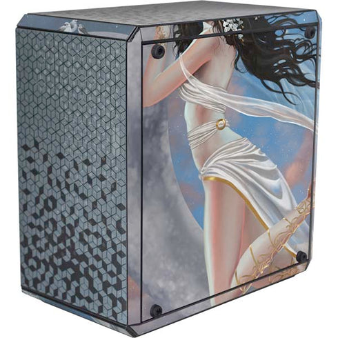 Fairy on Moon with Birds by Nene Thomas Cooler Master MasterBox Q300L Mini Tower Skin