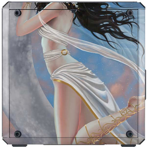Fairy on Moon with Birds by Nene Thomas Cooler Master MasterBox Q300L Mini Tower Skin