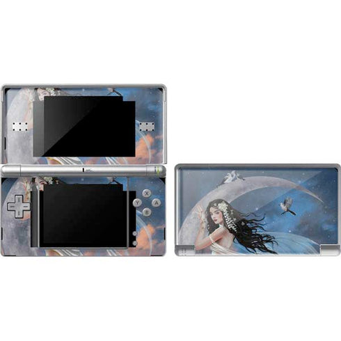 Fairy on Moon with Birds by Nene Thomas DS Lite Skin