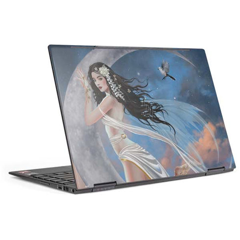 Fairy on Moon with Birds by Nene Thomas HP Envy Skin