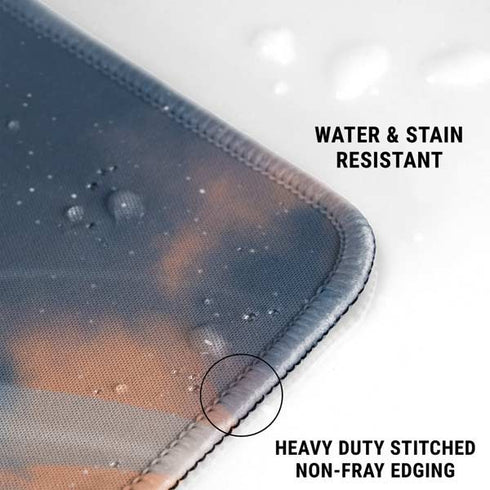 Fairy on Moon with Birds by Nene Thomas Gaming Mouse Pad