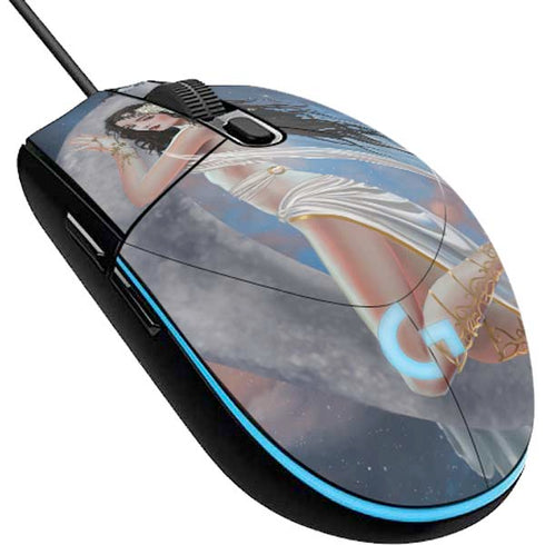 Fairy on Moon with Birds by Nene Thomas G203 Prodigy RGB Wired Gaming Mouse Skin