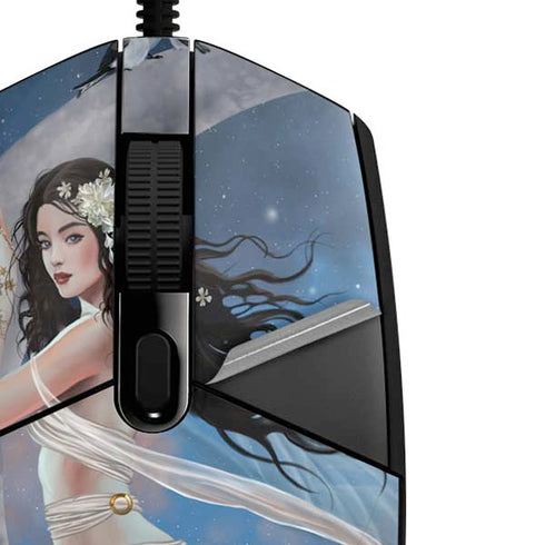 Fairy on Moon with Birds by Nene Thomas G203 Prodigy RGB Wired Gaming Mouse Skin