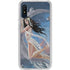 Fairy on Moon with Birds by Nene Thomas Galaxy A10e Clear Case