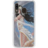 Fairy on Moon with Birds by Nene Thomas Galaxy A20 Clear Case