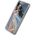 Fairy on Moon with Birds by Nene Thomas Galaxy A20 Clear Case