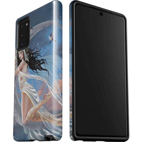 Fairy on Moon with Birds by Nene Thomas Galaxy Note20 5G Pro Case