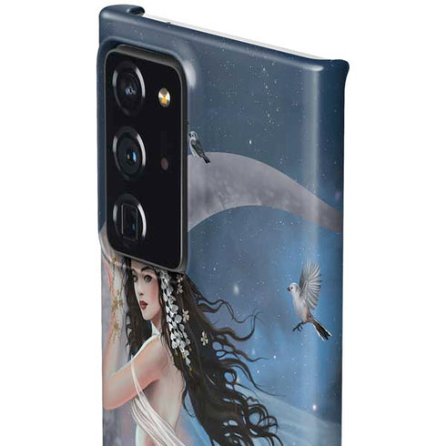 Fairy on Moon with Birds by Nene Thomas Galaxy Note20 Ultra 5G Lite Case