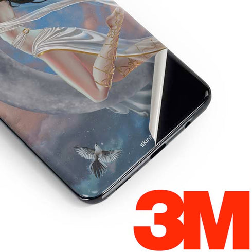 Fairy on Moon with Birds by Nene Thomas Galaxy S10 Skin