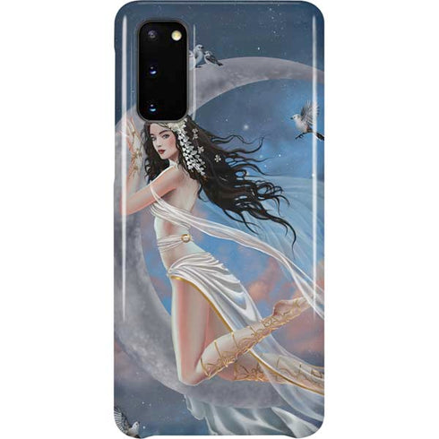 Fairy on Moon with Birds by Nene Thomas Galaxy S20 Lite Case