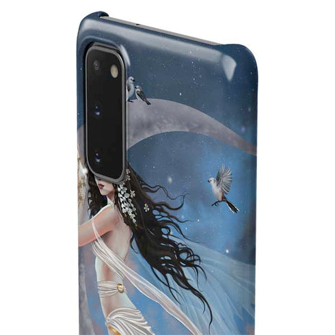 Fairy on Moon with Birds by Nene Thomas Galaxy S20 Lite Case