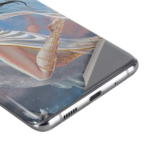 Fairy on Moon with Birds by Nene Thomas Galaxy S20 Plus Skin