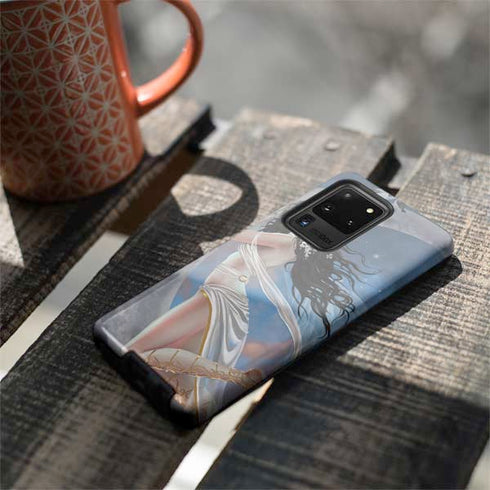 Fairy on Moon with Birds by Nene Thomas Galaxy S20 Ultra 5G Pro Case
