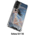 Fairy on Moon with Birds by Nene Thomas Galaxy S21 5G Clear Case