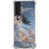 Fairy on Moon with Birds by Nene Thomas Galaxy S22 Clear Case