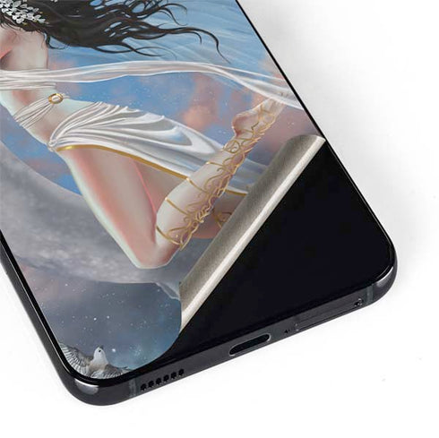 Fairy on Moon with Birds by Nene Thomas Galaxy S22 Plus Skin