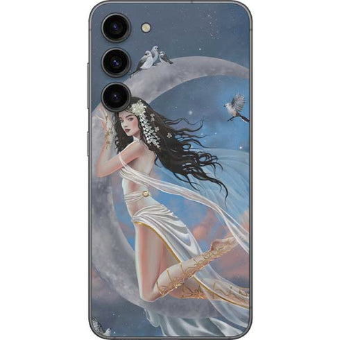 Fairy on Moon with Birds by Nene Thomas Galaxy S23 Plus Skin