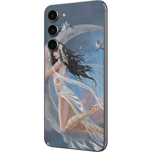 Fairy on Moon with Birds by Nene Thomas Galaxy S23 Plus Skin