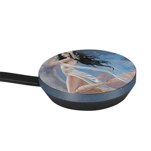 Fairy on Moon with Birds by Nene Thomas Google Stadia Controller Skin