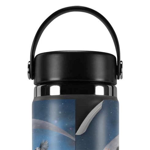 Fairy on Moon with Birds by Nene Thomas Hydro Flask 20oz Wide Mouth Skin