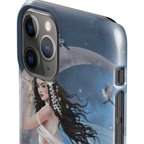 Fairy on Moon with Birds by Nene Thomas iPhone 11 Pro Lite Case