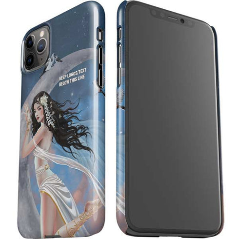 Fairy on Moon with Birds by Nene Thomas iPhone 11 Pro Max Lite Case