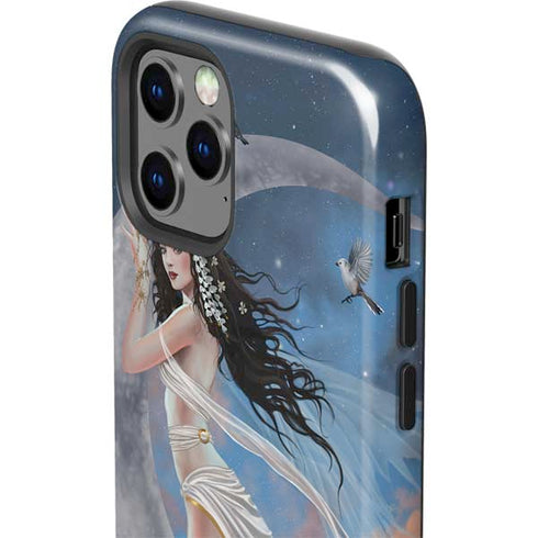 Fairy on Moon with Birds by Nene Thomas iPhone 12 Pro Impact Case