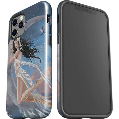Fairy on Moon with Birds by Nene Thomas iPhone 12 Pro Impact Case