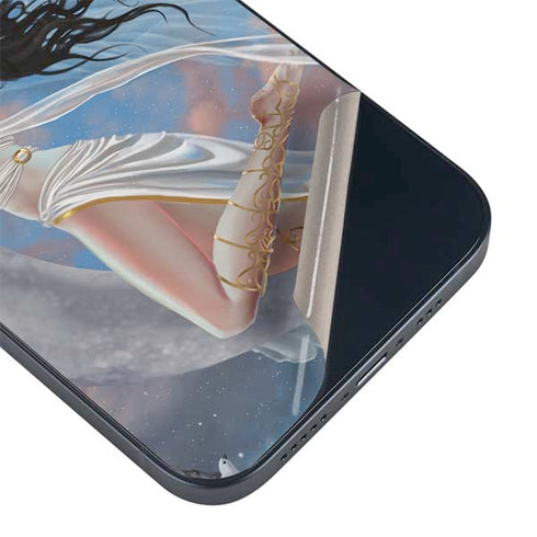 Fairy on Moon with Birds by Nene Thomas iPhone 13 Skin