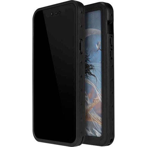 Fairy on Moon with Birds by Nene Thomas iPhone 14 Pro Max Waterproof Case