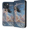 Fairy on Moon with Birds by Nene Thomas iPhone 15 Plus Folio Case