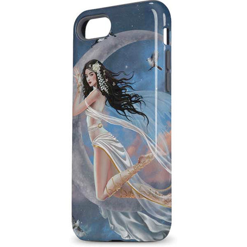 Fairy on Moon with Birds by Nene Thomas iPhone 7 Pro Case