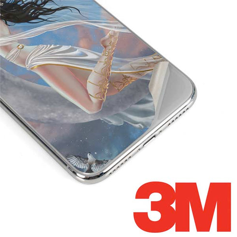 Fairy on Moon with Birds by Nene Thomas iPhone XS Max Skin