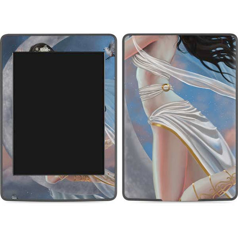 Fairy on Moon with Birds by Nene Thomas Amazon Kindle Skin