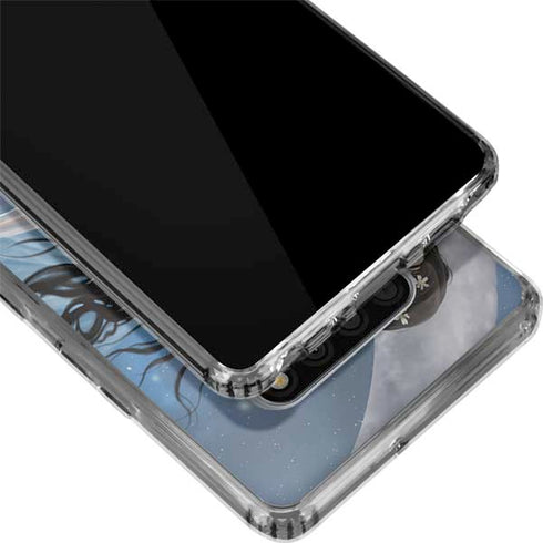 Fairy on Moon with Birds by Nene Thomas LG Stylo 6 Clear Case