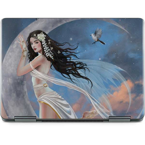 Fairy on Moon with Birds by Nene Thomas Notebook 9 Pro 13in (2017) Skin