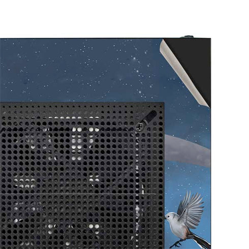 Fairy on Moon with Birds by Nene Thomas NZXT H510 Compact ATX Mid-Tower Case Skin