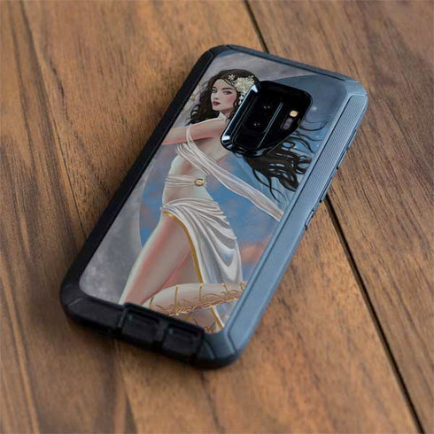 Fairy on Moon with Birds by Nene Thomas Otterbox Defender Galaxy Skin
