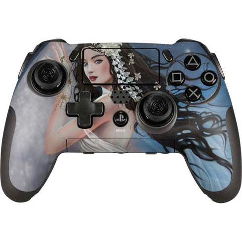 Fairy on Moon with Birds by Nene Thomas PlayStation Scuf Vantage 2 Controller Skin
