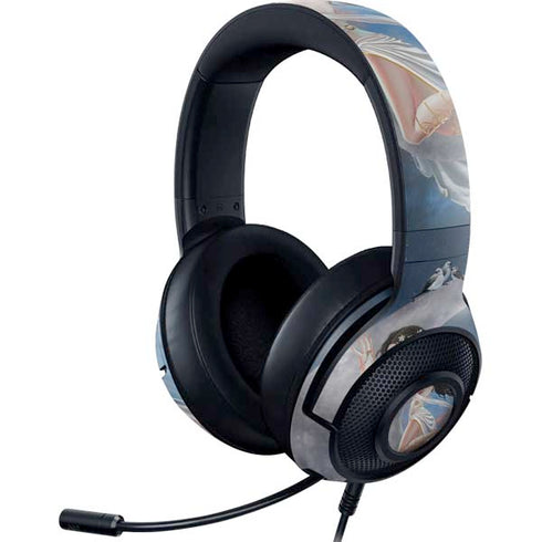 Fairy on Moon with Birds by Nene Thomas Razer Kraken X Skin