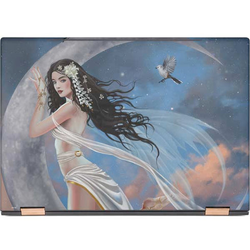 Fairy on Moon with Birds by Nene Thomas HP Spectre Skin