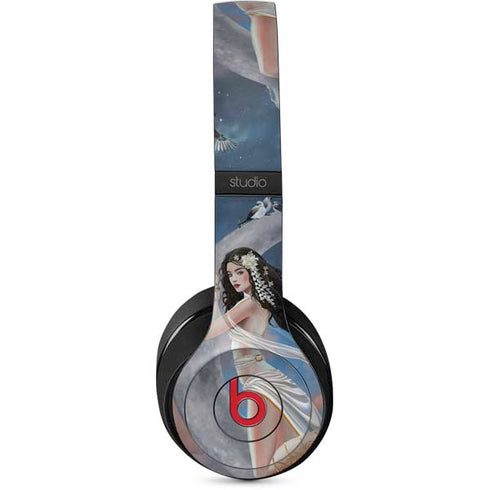 Fairy on Moon with Birds by Nene Thomas Studio Wireless Skin