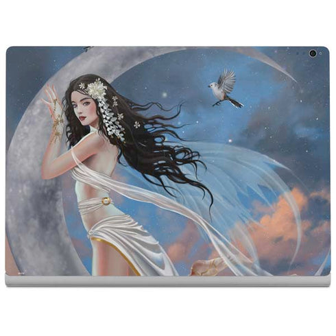 Fairy on Moon with Birds by Nene Thomas Surface Book 2 15in Skin